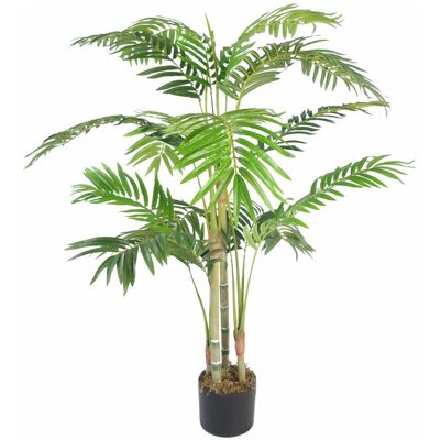 Leaf 120cm Premium Artificial Areca Palm with pot - Artificial Plant Leaf 120cm Premium Artificial Areca Palm with pot - Artificial Plant