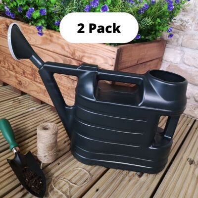 Ward - 2 of 6.5L Garden Watering Can With Rose - Green Ward - 2 of 6.5L Garden Watering Can With Rose - Green