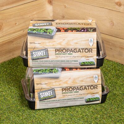 Samuel Alexander 2 x 38cm Unheated Seed Starter Trays - Indoor Seedling Propagators Samuel Alexander 2 x 38cm Unheated Seed Starter Trays - Indoor Seedling Propagators