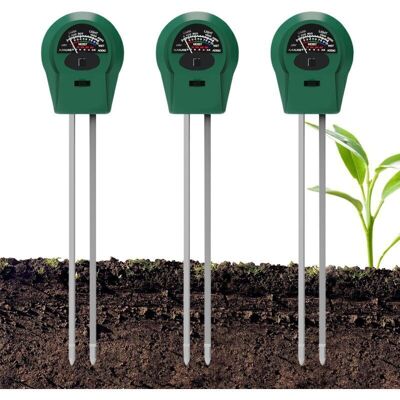 TORMATOR 3-in-1 Soil Tester, 3-in-1 Moisture Tester, 3-Piece Soil pH Meter, Soil Moisture Meter, Plant Moisture Tester for Home, Lawn, Plant, Farm, etc. TORMATOR 3-in-1 Soil Tester, 3-in-1 Moisture Tester, 3-Piece Soil pH Meter, Soil Moisture Meter, Plant Moisture Tester for Home, Lawn, Plant, Farm, etc.
