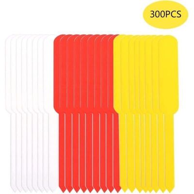 TEHTUY 300 Pieces Plant Labels, Seedling Labels, Garden Labels, Multicolored Plant Markers, For Plants, Flowers, Vegetables, Patios, Gardens, Pots TEHTUY 300 Pieces Plant Labels, Seedling Labels, Garden Labels, Multicolored Plant Markers, For Plants, Flowers, Vegetables, Patios, Gardens, Pots