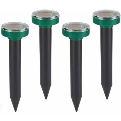 Hoopzi - 4 Ultrasonic Anti Mole IP65 Solar Mole Repellent, Anti Mole, Vole Repellent, Vole Repellent, Mole Repellent for Garden Lawn Yard Green Grass Hoopzi - 4 Ultrasonic Anti Mole IP65 Solar Mole Repellent, Anti Mole, Vole Repellent, Vole Repellent, Mole Repellent for Garden Lawn Yard Green Grass