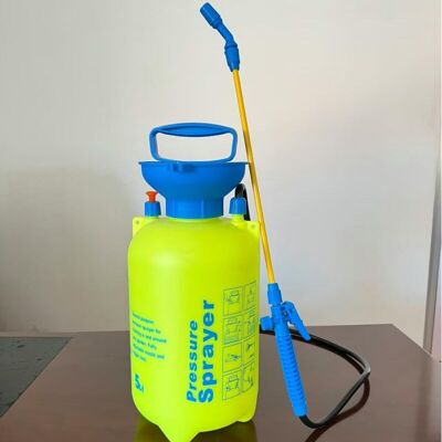 AULEDIO 5L Pressure Sprayer, Garden Pump Sprayer Weed Killer, Yellow AULEDIO 5L Pressure Sprayer, Garden Pump Sprayer Weed Killer, Yellow