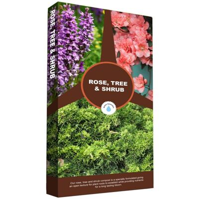 STORM TRADING GROUP 1 x 60L Rose Tree & Shrub Compost Gardening Soil For Small & Large Plants STORM TRADING GROUP 1 x 60L Rose Tree & Shrub Compost Gardening Soil For Small & Large Plants