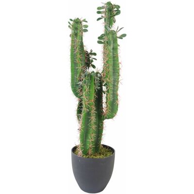 Leaf 75cm Premium Artificial Cactus with pot - Artificial Cactus Leaf 75cm Premium Artificial Cactus with pot - Artificial Cactus