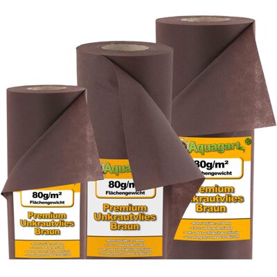 AQUAGART Garden Landscape Fabric - Weed Control, 84m², Brown AQUAGART Garden Landscape Fabric - Weed Control, 84m², Brown