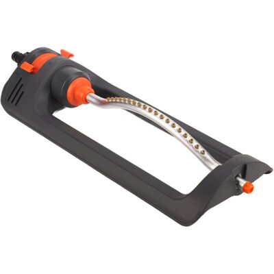 BASETBL Automatic oscillating lawn sprinkler with 19 holes and 4 modes. Watering device for home gardens and agricultural irrigation. BASETBL Automatic oscillating lawn sprinkler with 19 holes and 4 modes. Watering device for home gardens and agricultural irrigation.