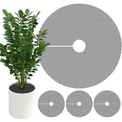 CCYKXA 4-Piece Protective Grid for Flower Pots, 40cm Soil Protector Cover for Flower Pots, Cat Protector, Protects Soil from Animals and Children CCYKXA 4-Piece Protective Grid for Flower Pots, 40cm Soil Protector Cover for Flower Pots, Cat Protector, Protects Soil from Animals and Children
