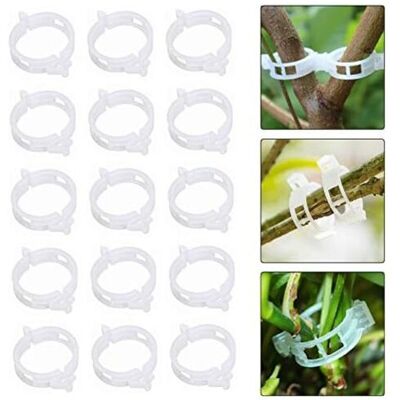 Csparkv - 30mm 200Pcs Plastic Grafting Clips Graft Growing Clip Flower Fixing Clips Plastic Tomato Vine Clips Gardening Tools Used for Climbing Csparkv - 30mm 200Pcs Plastic Grafting Clips Graft Growing Clip Flower Fixing Clips Plastic Tomato Vine Clips Gardening Tools Used for Climbing