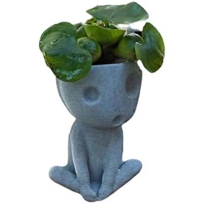 ODIPIE Face Flower Pot Luminous Plant Pot Succulent Plant Pot Cute Resin Cactus Planter with Drainage Hole Home Office Decor ODIPIE Face Flower Pot Luminous Plant Pot Succulent Plant Pot Cute Resin Cactus Planter with Drainage Hole Home Office Decor