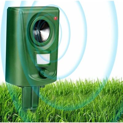 ODIPIE Fox Deterrent Cat Repellent Ultrasonic Cat Scarers for Gardens Bird Deterrent Dog Animal Repeller Battery Operated Waterproof Adjustable Sensitivity ODIPIE Fox Deterrent Cat Repellent Ultrasonic Cat Scarers for Gardens Bird Deterrent Dog Animal Repeller Battery Operated Waterproof Adjustable Sensitivity