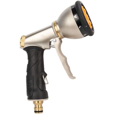 Odipie - Garden Hose Pipe Spray Gun, 9 Adjustable Patterns Garden Hose Gun, Metal Multifunction Water Sprayer for Plant Watering, Car and Pet Washing Odipie - Garden Hose Pipe Spray Gun, 9 Adjustable Patterns Garden Hose Gun, Metal Multifunction Water Sprayer for Plant Watering, Car and Pet Washing