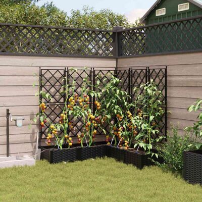 Vidaxl Garden Planters Set of 5 - Garden Planters Vidaxl Garden Planters Set of 5 - Garden Planters