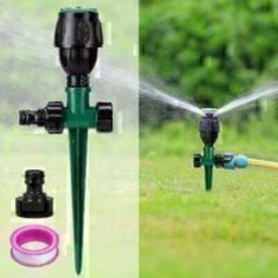 TORMATOR Garden Sprinkler, 360 Degree Lawn Sprinkler, Rotating Sprinkler, Automatic Garden Watering System, Irrigation Sprayer for Plants, Flowers, and TORMATOR Garden Sprinkler, 360 Degree Lawn Sprinkler, Rotating Sprinkler, Automatic Garden Watering System, Irrigation Sprayer for Plants, Flowers, and
