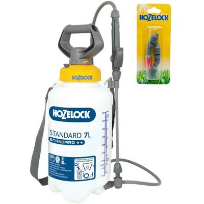 Hozelock 4231 Pressure Sprayer Standard 7 Litre with 4103 Spray Nozzle Set Hozelock 4231 Pressure Sprayer Standard 7 Litre with 4103 Spray Nozzle Set
