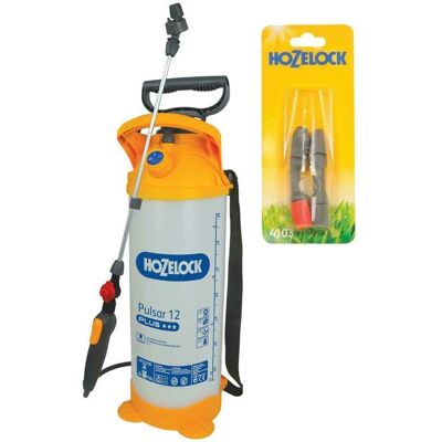 Hozelock - Pulsar Plus 12 Litre Pressure Sprayer Garden Weed Killer Spray & Nozzle Hozelock - Pulsar Plus 12 Litre Pressure Sprayer Garden Weed Killer Spray & Nozzle