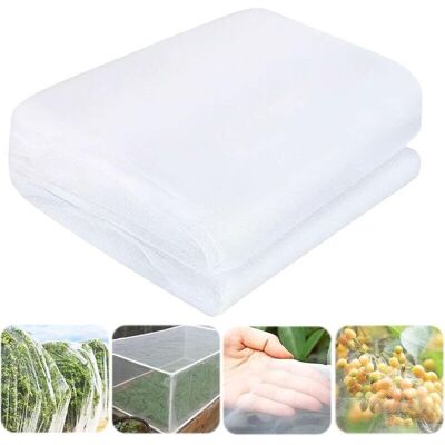 SNQ Insect Net 2.5m x 7m, Garden Netting, Vegetable Garden Insect Net, Fine Mesh Insect Net for Protecting Plants, Flowers, Vegetables and Fruits SNQ Insect Net 2.5m x 7m, Garden Netting, Vegetable Garden Insect Net, Fine Mesh Insect Net for Protecting Plants, Flowers, Vegetables and Fruits