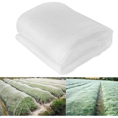 WOIYIC Insect Protection Netting Fine Mesh for Garden Greenhouse Plants Fruits Flowers Crops Pesticide Repellent 10x2.5m(40 stitches 1mm mesh) WOIYIC Insect Protection Netting Fine Mesh for Garden Greenhouse Plants Fruits Flowers Crops Pesticide Repellent 10x2.5m(40 stitches 1mm mesh)