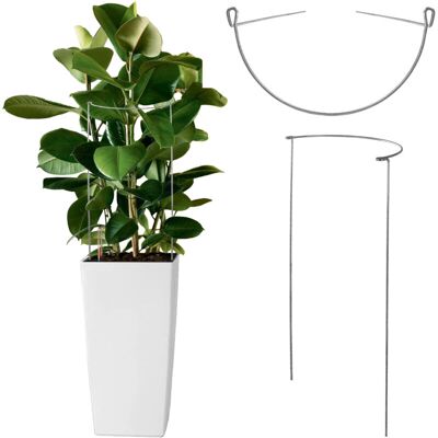 KADAX steel plant holder, perennial holder, climbing plant, semi-circular, 100 cm KADAX steel plant holder, perennial holder, climbing plant, semi-circular, 100 cm