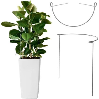 Kadax 50cm Metal Flower Support Clamp for Roses & Plants Kadax 50cm Metal Flower Support Clamp for Roses & Plants