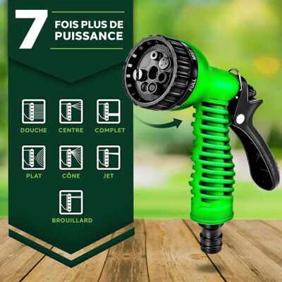 SNQ Memkey Flexible and Expandable Garden Hose, Retractable Garden Hose (7.5m) SNQ Memkey Flexible and Expandable Garden Hose, Retractable Garden Hose (7.5m)