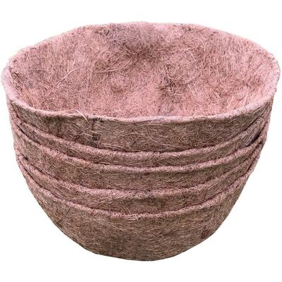 SELECTIONS Pack of 5 Round Coco Hanging Basket Planter Liner (30cm) SELECTIONS Pack of 5 Round Coco Hanging Basket Planter Liner (30cm)