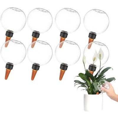 Odipie - Pack of 8 water dispenser plants, watering balls, automatic plant watering, self-watering watering ball large, plant watering of room Odipie - Pack of 8 water dispenser plants, watering balls, automatic plant watering, self-watering watering ball large, plant watering of room