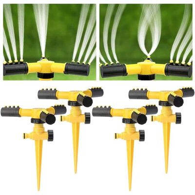 Tinor - Pcs Lawn Sprinklers, 360° Rotating Garden Sprinkler Automatic Irrigation, Adjustable Sprinklers for Lawn, Plants, Flowers, Vegetables, Large Tinor - Pcs Lawn Sprinklers, 360° Rotating Garden Sprinkler Automatic Irrigation, Adjustable Sprinklers for Lawn, Plants, Flowers, Vegetables, Large