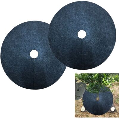TORMATOR Pieces Plant Mat Mulch Disc Fiber Mulch Mat Plant Weeding Mat Biodegradable Protective Mat for Potted Plants Outer Diameter 72cm - diam TORMATOR Pieces Plant Mat Mulch Disc Fiber Mulch Mat Plant Weeding Mat Biodegradable Protective Mat for Potted Plants Outer Diameter 72cm - diam