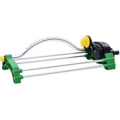 vidaXL Oscillating Lawn Sprinkler - 18 Nozzles, Multi coloured - Lawn Sprinkler vidaXL Oscillating Lawn Sprinkler - 18 Nozzles, Multi coloured - Lawn Sprinkler