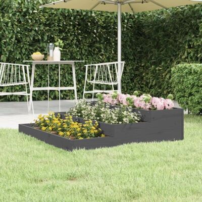 vidaXL Solid Wood Pine Planter Raised Bed - Planter vidaXL Solid Wood Pine Planter Raised Bed - Planter