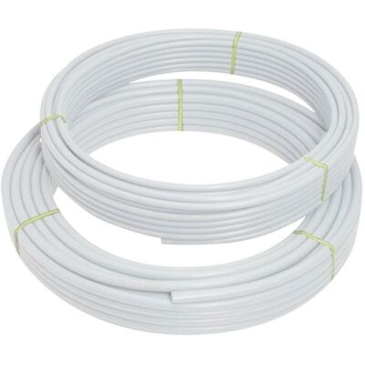 Polypipe - PolyFit FIT5022B 22mm x 50m Coil Barrier Pipe - White Polypipe - PolyFit FIT5022B 22mm x 50m Coil Barrier Pipe - White