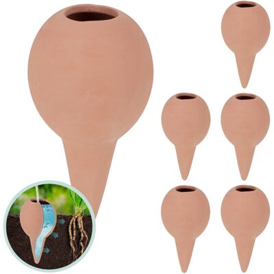 Relaxdays Ceramic Drip Irrigation Cones Set of 6 - Watering System Relaxdays Ceramic Drip Irrigation Cones Set of 6 - Watering System