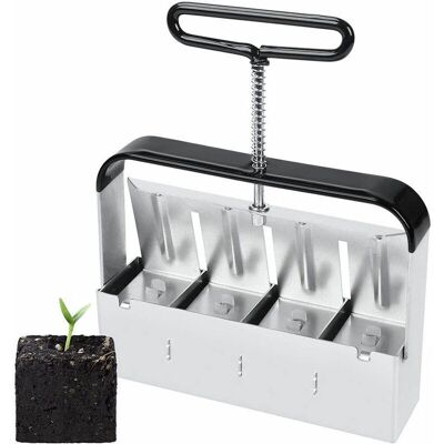 IKODM Seeder, Seedling Press, Soil Blocking Tool, for Garden Greenhouse Soil Blocker for Seedlings, Cuttings, Greenhouses, Seed Sower - RWSemmer IKODM Seeder, Seedling Press, Soil Blocking Tool, for Garden Greenhouse Soil Blocker for Seedlings, Cuttings, Greenhouses, Seed Sower - RWSemmer