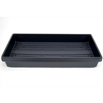 TORMATOR Set of 5 durable black plastic planting trays (without drainage holes) 54 cm x 28 cm - Flowers, seedlings, TORMATOR Set of 5 durable black plastic planting trays (without drainage holes) 54 cm x 28 cm - Flowers, seedlings,