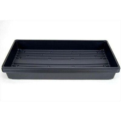 Set of 5 durable black plastic planting trays (without drainage holes) 54 cm x 28 cm - Flowers, seedlings, Set of 5 durable black plastic planting trays (without drainage holes) 54 cm x 28 cm - Flowers, seedlings,