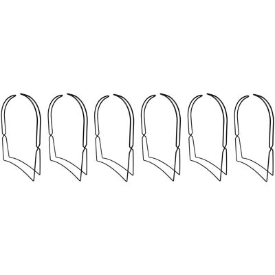 SELECTIONS Set of 6 Growbag Cane Frame Supports SELECTIONS Set of 6 Growbag Cane Frame Supports