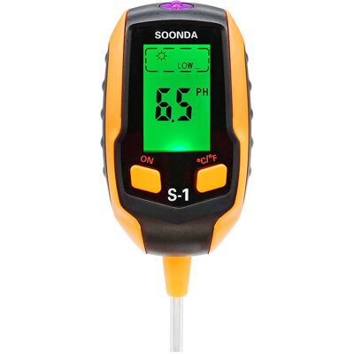Memkey - Soil ph Meter, 4 in 1 Digital Soil ph Tester, Soil Moisture Light ph Temperature Tester, Garden Tool Sets for Plant Care Memkey - Soil ph Meter, 4 in 1 Digital Soil ph Tester, Soil Moisture Light ph Temperature Tester, Garden Tool Sets for Plant Care