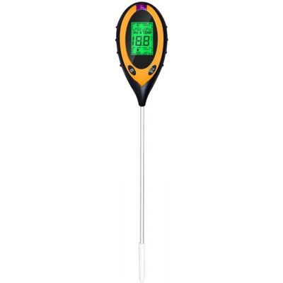 CYSLMUK Soil PH Meter, 4-in-1 Soil Moisture/Light/pH/Temperature Tester Gardening Tool Kits for Yard, Battery Included CYSLMUK Soil PH Meter, 4-in-1 Soil Moisture/Light/pH/Temperature Tester Gardening Tool Kits for Yard, Battery Included