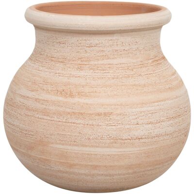 Biscottini Italian Handmade Terracotta Garden Vase 30x30x29cm Biscottini Italian Handmade Terracotta Garden Vase 30x30x29cm