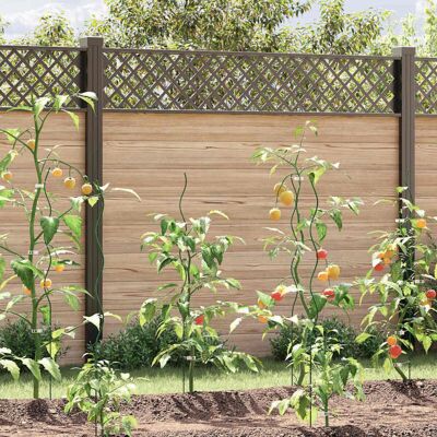 vidaXL 110 cm Green Metal Plant Support - Plant Support vidaXL 110 cm Green Metal Plant Support - Plant Support