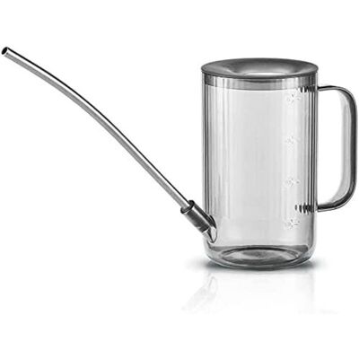 WOIYIC Watering Can for Flowers, Small Watering Can, Stainless Steel Long Nose Watering Can, Watering Can for Indoor Plants, Clear Plastic Watering Can, Gray WOIYIC Watering Can for Flowers, Small Watering Can, Stainless Steel Long Nose Watering Can, Watering Can for Indoor Plants, Clear Plastic Watering Can, Gray