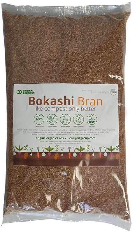 Original Organics - Bokashi Bran Compost Converter and Soil Improver - 1kg