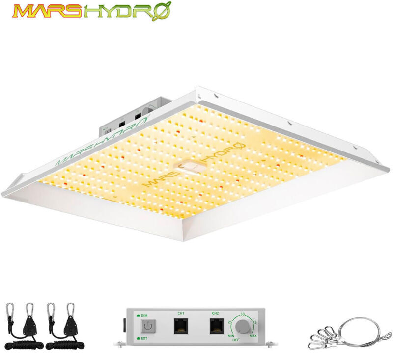 Mars Hydro - ts 1000 Full Spectrum led Grow Light Dimmable for 100x100x180cm Grow Box Plant Room Seeds Vegetables Flowers High Yield for 1-3 Plants