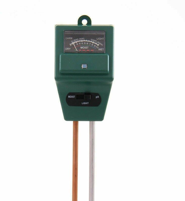Dewdat - Soil ph Tester 3 in 1 Soil ph Tester Soil Tester Kit Plant Moisture Tester ph Soil Meter Soil for Flower/Grass/Plants/Garden/Farm/Lawn