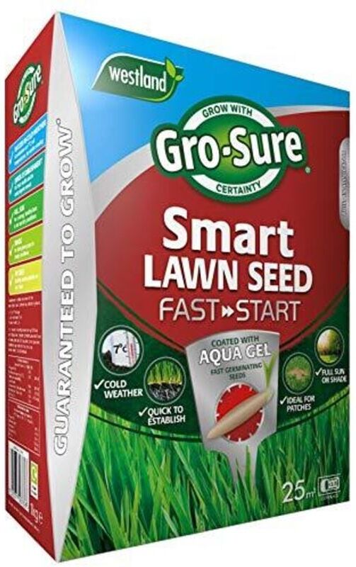 Westland Gro-Sure Fast Start Smart Grass Lawn Seed 25m2 Quick Establish