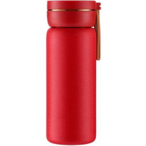 316 Stainless Steel Insulated Water Bottle Portable Thermos Vacuum Cups Travel Mug Sports Tumblers Flask Double Layer 400ml Reef Red Denuotop