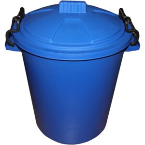 Viss - 50 Litre Blue Plastic Outdoor Bin