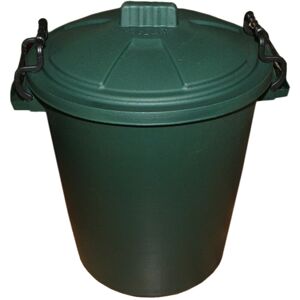 Viss - 50 Litre Lime Green Plastic Outdoor Bin