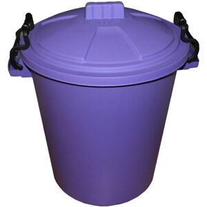 Viss - 50 Litre Purple Plastic Outdoor Bin